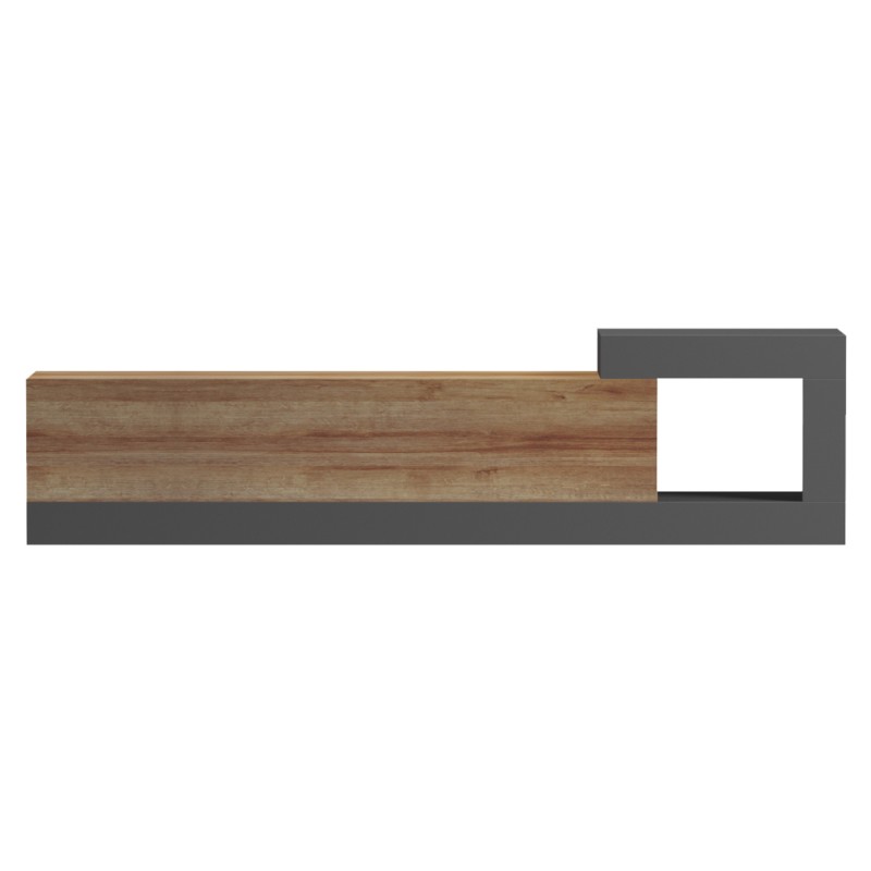 ON-WALL TV FURNITURE ESSENZA FK18372.13 MELAMINE IN OAK/GREY 150x29.6x38.6Hcm. ON-WALL TV FURNITURE ESSENZA FK18372.13 MELAMINE IN OAK/GREY 150x29.6x38.6Hcm.