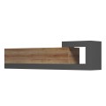 ON-WALL TV FURNITURE ESSENZA FK18372.13 MELAMINE IN OAK/GREY 150x29.6x38.6Hcm. ON-WALL TV FURNITURE ESSENZA FK18372.13 MELAMINE IN OAK/GREY 150x29.6x38.6Hcm.