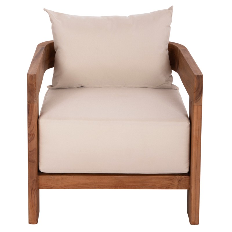 LOUNGE ARMCHAIR SERIES KIOTO FK6380 TEAK WOOD IN NATURAL COLOR 70x74x72Hcm. LOUNGE ARMCHAIR SERIES KIOTO FK6380 TEAK WOOD IN NATURAL COLOR 70x74x72Hcm.