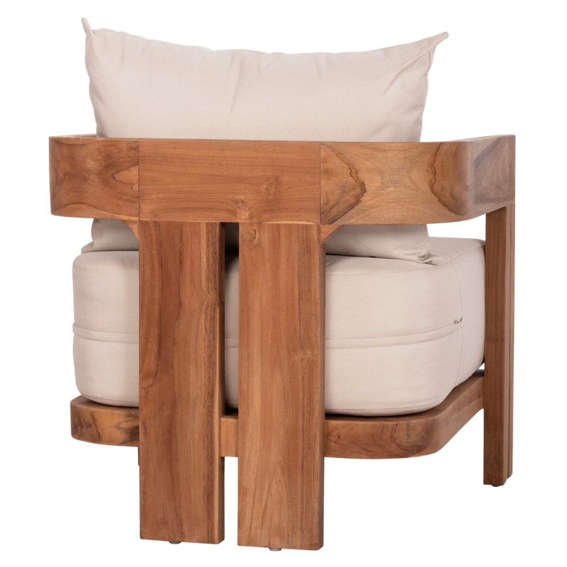 LOUNGE ARMCHAIR SERIES KIOTO FK6380 TEAK WOOD IN NATURAL COLOR 70x74x72Hcm. LOUNGE ARMCHAIR SERIES KIOTO FK6380 TEAK WOOD IN NATURAL COLOR 70x74x72Hcm.
