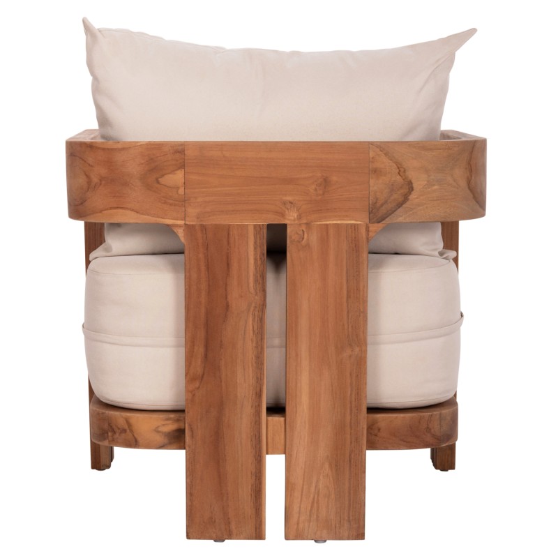 LOUNGE ARMCHAIR SERIES KIOTO FK6380 TEAK WOOD IN NATURAL COLOR 70x74x72Hcm. LOUNGE ARMCHAIR SERIES KIOTO FK6380 TEAK WOOD IN NATURAL COLOR 70x74x72Hcm.