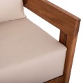 LOUNGE ARMCHAIR SERIES KIOTO FK6380 TEAK WOOD IN NATURAL COLOR 70x74x72Hcm. LOUNGE ARMCHAIR SERIES KIOTO FK6380 TEAK WOOD IN NATURAL COLOR 70x74x72Hcm.