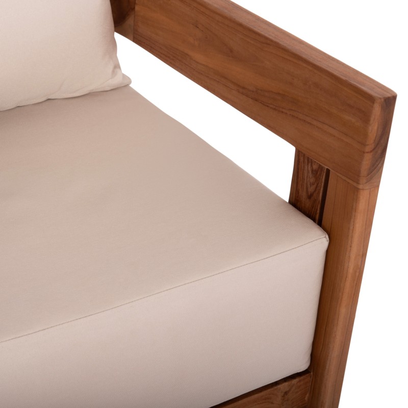LOUNGE ARMCHAIR SERIES KIOTO FK6380 TEAK WOOD IN NATURAL COLOR 70x74x72Hcm. LOUNGE ARMCHAIR SERIES KIOTO FK6380 TEAK WOOD IN NATURAL COLOR 70x74x72Hcm.