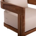 LOUNGE ARMCHAIR SERIES KIOTO FK6380 TEAK WOOD IN NATURAL COLOR 70x74x72Hcm. LOUNGE ARMCHAIR SERIES KIOTO FK6380 TEAK WOOD IN NATURAL COLOR 70x74x72Hcm.