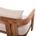 SOFA 3-SEATER SERIES KIOTO ΗΜ6382 TEAK WOOD IN NATURAL--BEIGE CUSHIONS 210x74x72Hcm. SOFA 3-SEATER SERIES KIOTO ΗΜ6382 TEAK WOOD IN NATURAL--BEIGE CUSHIONS 210x74x72Hcm.