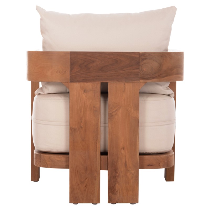 CHAISE LOUNGE WITH CUSHIONS SERIES KIOTO FK6385 TEAK WOOD IN NATURAL 165x70x64Hcm. CHAISE LOUNGE WITH CUSHIONS SERIES KIOTO FK6385 TEAK WOOD IN NATURAL 165x70x64Hcm.
