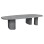 DINING TABLE OVAL GLEN FK6598.01 FIBER CEMENT IN GREY 260x95x75Hcm