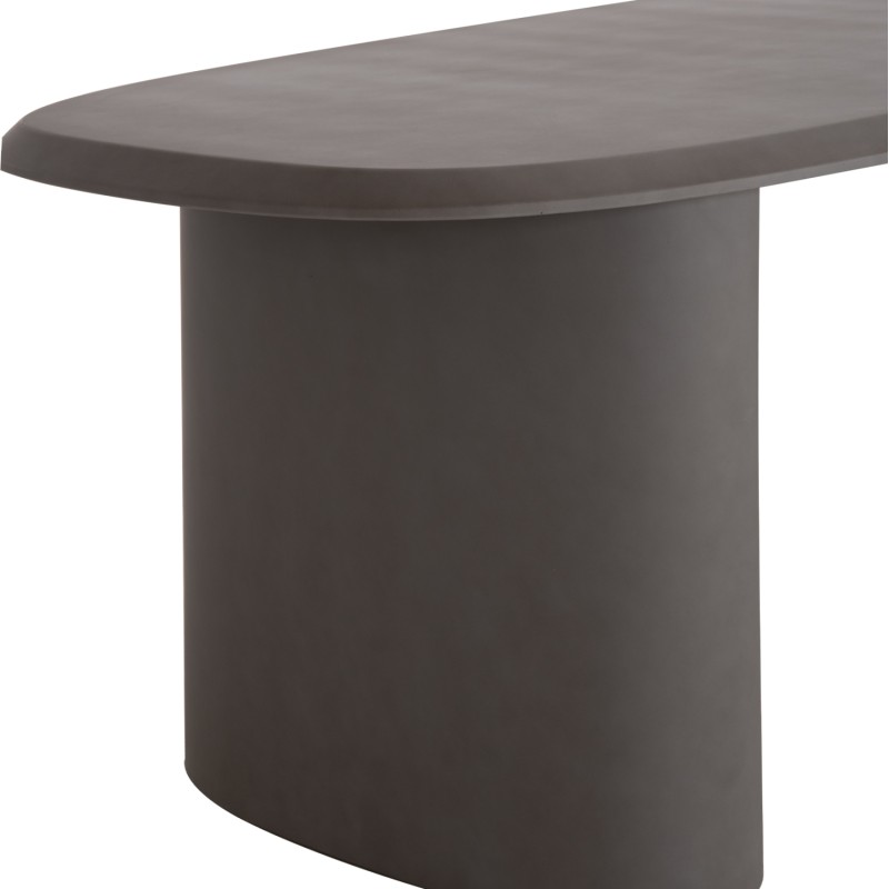 DINING TABLE OVAL GLEN FK6598.01 FIBER CEMENT IN GREY 260x95x75Hcm DINING TABLE OVAL GLEN FK6598.01 FIBER CEMENT IN GREY 260x95x75Hcm