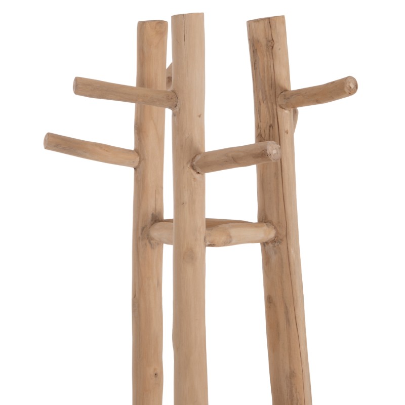 FLOOR STANDING HANGER TRIDEM FK4881 TEAK WOOD IN NATURAL 52x52x200Hcm. FLOOR STANDING HANGER TRIDEM FK4881 TEAK WOOD IN NATURAL 52x52x200Hcm.