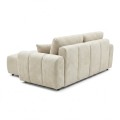 CORNER SOFABED REVERSIBLE GERT FK3349.02 BEIGE CHENILLE FABRIC 253x142x85Hcm. CORNER SOFABED REVERSIBLE GERT FK3349.02 BEIGE CHENILLE FABRIC 253x142x85Hcm.