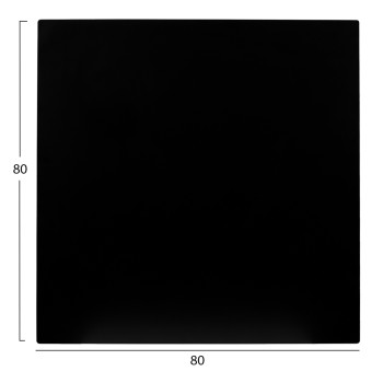 SQUARE HPL TABLETOP FK5839.21 BLACK 80x80cm. SQUARE HPL TABLETOP FK5839.21 BLACK 80x80cm.