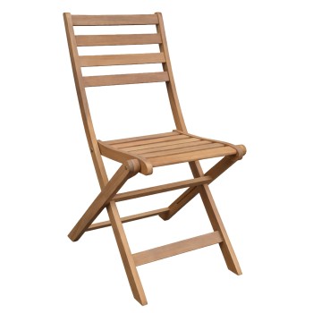 FOLDING CHAIR MUYEN FK6542 ACACIA WOOD IN NATURAL COLOR 55x45.3x86Hcm.