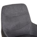 DINING SET 7PCS VANTA FK21356 EXTENDABLE CERAMIC TOP--FABRIC & PU IN GREY DINING SET 7PCS VANTA FK21356 EXTENDABLE CERAMIC TOP--FABRIC & PU IN GREY
