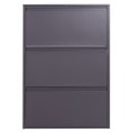 SHOE CABINET STARK FK6633.03 METAL IN ANTHRACITE--3 MAGNETIC DOORS 71x15x103Hcm. SHOE CABINET STARK FK6633.03 METAL IN ANTHRACITE--3 MAGNETIC DOORS 71x15x103Hcm.
