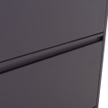 SHOE CABINET STARK FK6633.03 METAL IN ANTHRACITE--3 MAGNETIC DOORS 71x15x103Hcm. SHOE CABINET STARK FK6633.03 METAL IN ANTHRACITE--3 MAGNETIC DOORS 71x15x103Hcm.