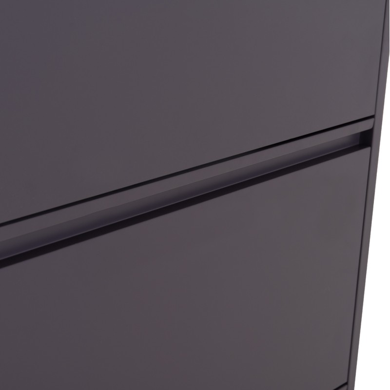 SHOE CABINET STARK FK6633.03 METAL IN ANTHRACITE--3 MAGNETIC DOORS 71x15x103Hcm. SHOE CABINET STARK FK6633.03 METAL IN ANTHRACITE--3 MAGNETIC DOORS 71x15x103Hcm.