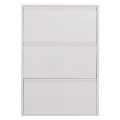 SHOE CABINET STARK FK6633.02 METAL IN WHITE--3 MAGNETIC DOORS 71x15x103Hcm. SHOE CABINET STARK FK6633.02 METAL IN WHITE--3 MAGNETIC DOORS 71x15x103Hcm.