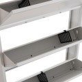 SHOE CABINET STARK FK6633.02 METAL IN WHITE--3 MAGNETIC DOORS 71x15x103Hcm. SHOE CABINET STARK FK6633.02 METAL IN WHITE--3 MAGNETIC DOORS 71x15x103Hcm.