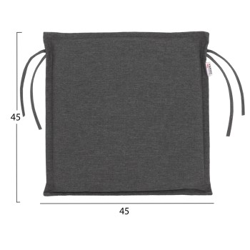 OUTDOOR CHAIR CUSHION VIND FK10930.23P OLEFIN FABRIC IN GREY 45x45x5(thickness)cm. OUTDOOR CHAIR CUSHION VIND FK10930.23P OLEFIN FABRIC IN GREY 45x45x5(thickness)cm.