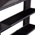 SHOE CABINET STARK FK6634.03 METAL IN ANTHRACITE--4 MAGNETIC DOORS 71x15x137Hcm. SHOE CABINET STARK FK6634.03 METAL IN ANTHRACITE--4 MAGNETIC DOORS 71x15x137Hcm.