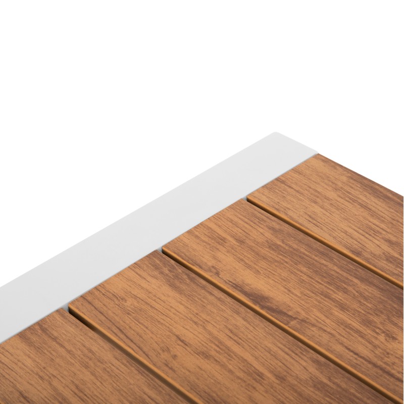 OUTDOOR DINING SET 5PCS MAGNET FK10997.01 ALUMINUM IN WHITE--POLYWOOD--P.E.ROPE OUTDOOR DINING SET 5PCS MAGNET FK10997.01 ALUMINUM IN WHITE--POLYWOOD--P.E.ROPE
