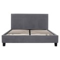 BED WITH MATTRESS BECCA FK10760.02 GREY FABRIC--FOR MATTRESS 150x200cm BED WITH MATTRESS BECCA FK10760.02 GREY FABRIC--FOR MATTRESS 150x200cm