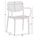 OUTDOOR DINING SET 7PCS FK10999.01 WHITE ALUMINUM-POLYWOOD OUTDOOR DINING SET 7PCS FK10999.01 WHITE ALUMINUM-POLYWOOD