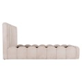 DOUBLE BED MARIUS FK759.03 BEIGE CHENILLE FABRIC--FOR MATTRESS 160x200cm. DOUBLE BED MARIUS FK759.03 BEIGE CHENILLE FABRIC--FOR MATTRESS 160x200cm.