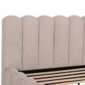 DOUBLE BED MARIUS FK759.03 BEIGE CHENILLE FABRIC--FOR MATTRESS 160x200cm. DOUBLE BED MARIUS FK759.03 BEIGE CHENILLE FABRIC--FOR MATTRESS 160x200cm.