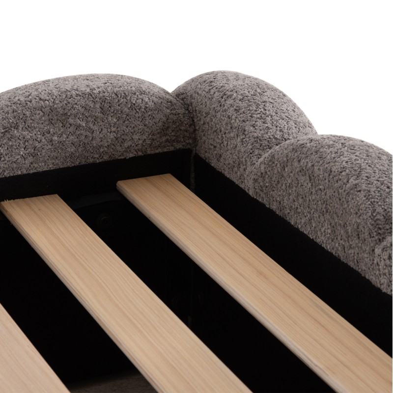 DOUBLE BED MARIUS FK759.01 GREY CHENILLE FABRIC--FOR MATTRESS 160x200cm. DOUBLE BED MARIUS FK759.01 GREY CHENILLE FABRIC--FOR MATTRESS 160x200cm.
