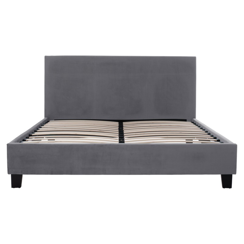 BED WITH MATTRESS BECCA FK10803.11 GREY FABRIC--FOR MATTRESS 150x200cm BED WITH MATTRESS BECCA FK10803.11 GREY FABRIC--FOR MATTRESS 150x200cm