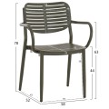 OUTDOOR DINING SET 5PCS HILLIARD FK10998.07 OLIVE GREEN ALUMINUM-POLYWOOD OUTDOOR DINING SET 5PCS HILLIARD FK10998.07 OLIVE GREEN ALUMINUM-POLYWOOD