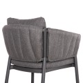 OUTDOOR DINING SET 5PCS SHANKS FK11002.01 ALUMINUM & OLEFIN CUSHION COVERS---GREY OUTDOOR DINING SET 5PCS SHANKS FK11002.01 ALUMINUM & OLEFIN CUSHION COVERS---GREY