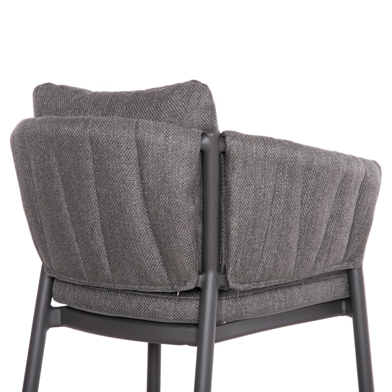 OUTDOOR DINING SET 5PCS SHANKS FK11002.01 ALUMINUM & OLEFIN CUSHION COVERS---GREY OUTDOOR DINING SET 5PCS SHANKS FK11002.01 ALUMINUM & OLEFIN CUSHION COVERS---GREY