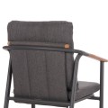 OUTDOOR DINING SET 5PCS SENTI FK11003.01 ALUMINUM & OLEFIN CUSHION COVERS---GREY OUTDOOR DINING SET 5PCS SENTI FK11003.01 ALUMINUM & OLEFIN CUSHION COVERS---GREY